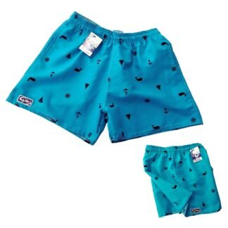 Short microfibra estampado