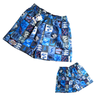 Short microfibra estampado